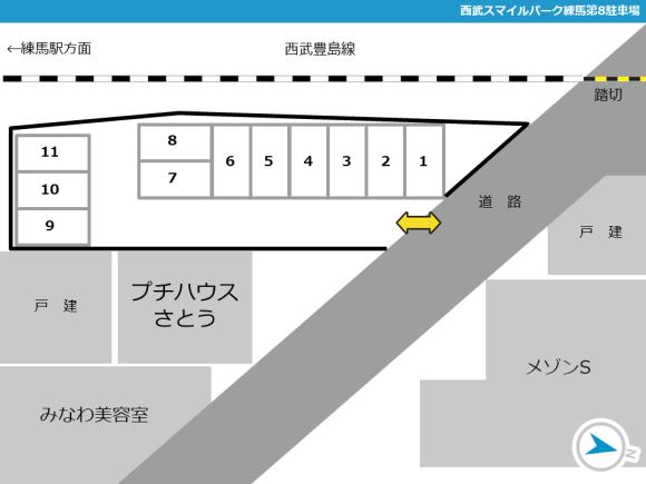 西武スマイルパーク練馬第8駐車場