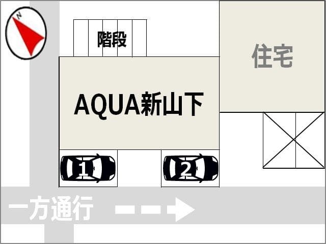 AQUA新山下駐車場 区画図